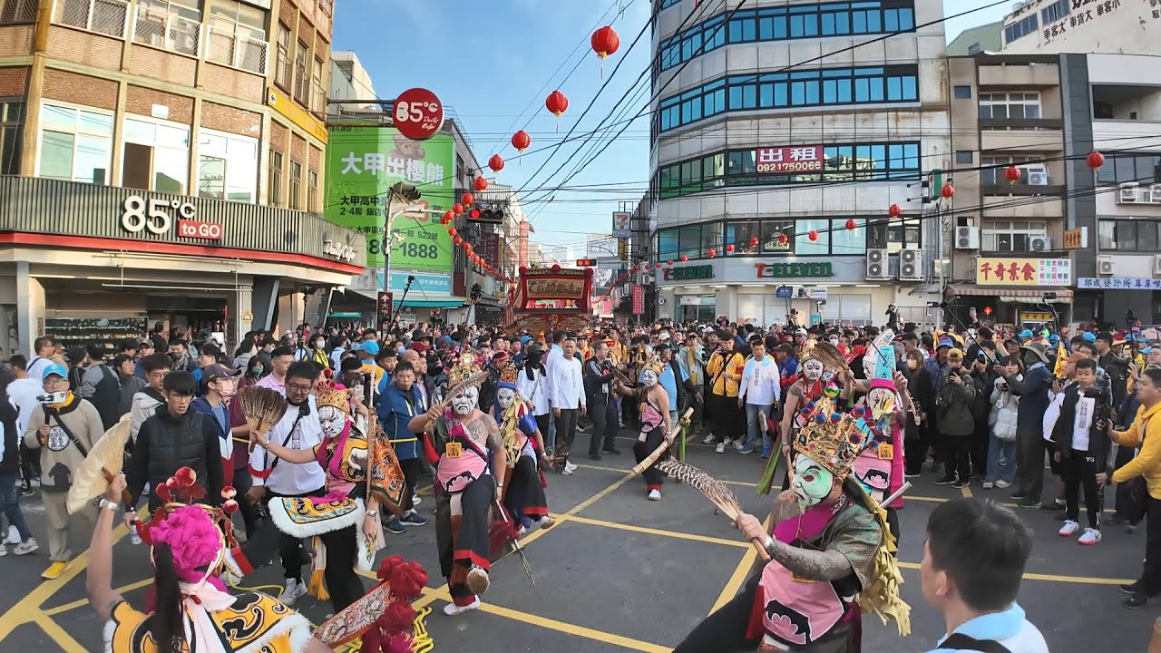 「臺中法天壇」恭送代天巡封大千歲、王船遶境送王儀式！「大甲鎮瀾宮」重修慶成祈安七朝清醮盛典