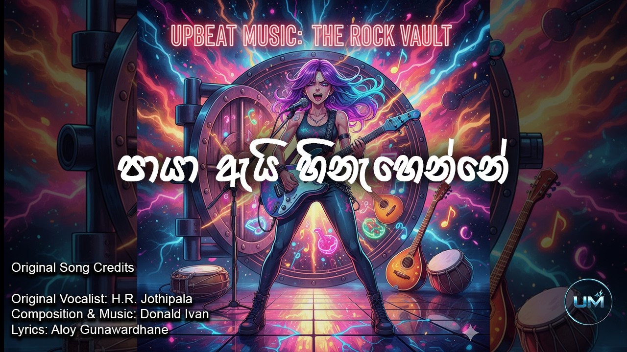 Paya Ayi Hinahenne (පායා ඇයි හිනැහෙන්නේ) - H.R. Jothipala | The Rock Vault (EDM Rock Tribute)