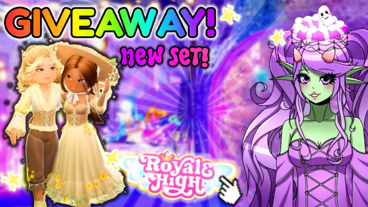 *FREE* Breezy Meadow Set GIVEAWAY! 🌼✨ | Roblox Royale High