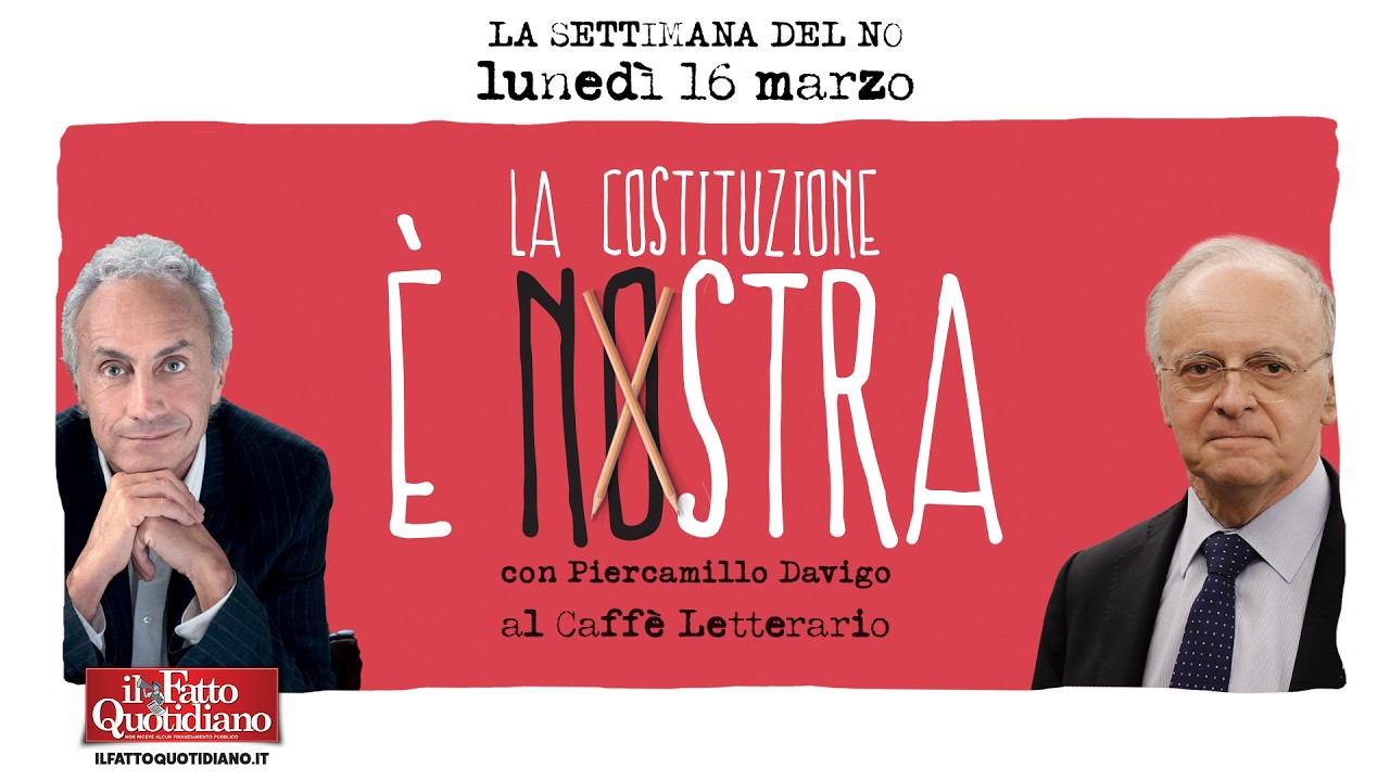 Le ragioni del NO con Marco Travaglio e Piercamillo Davigo