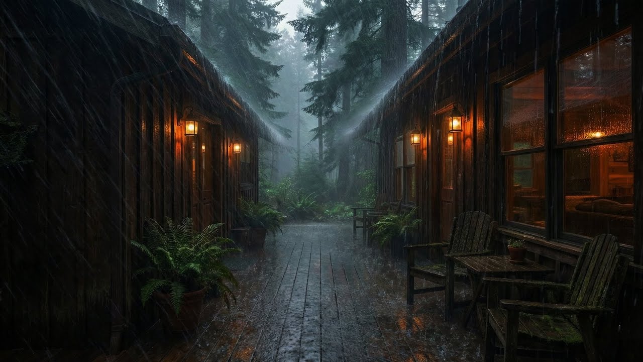 Rainy Night on a Riverboat: Floating Thunderstorm Ambience