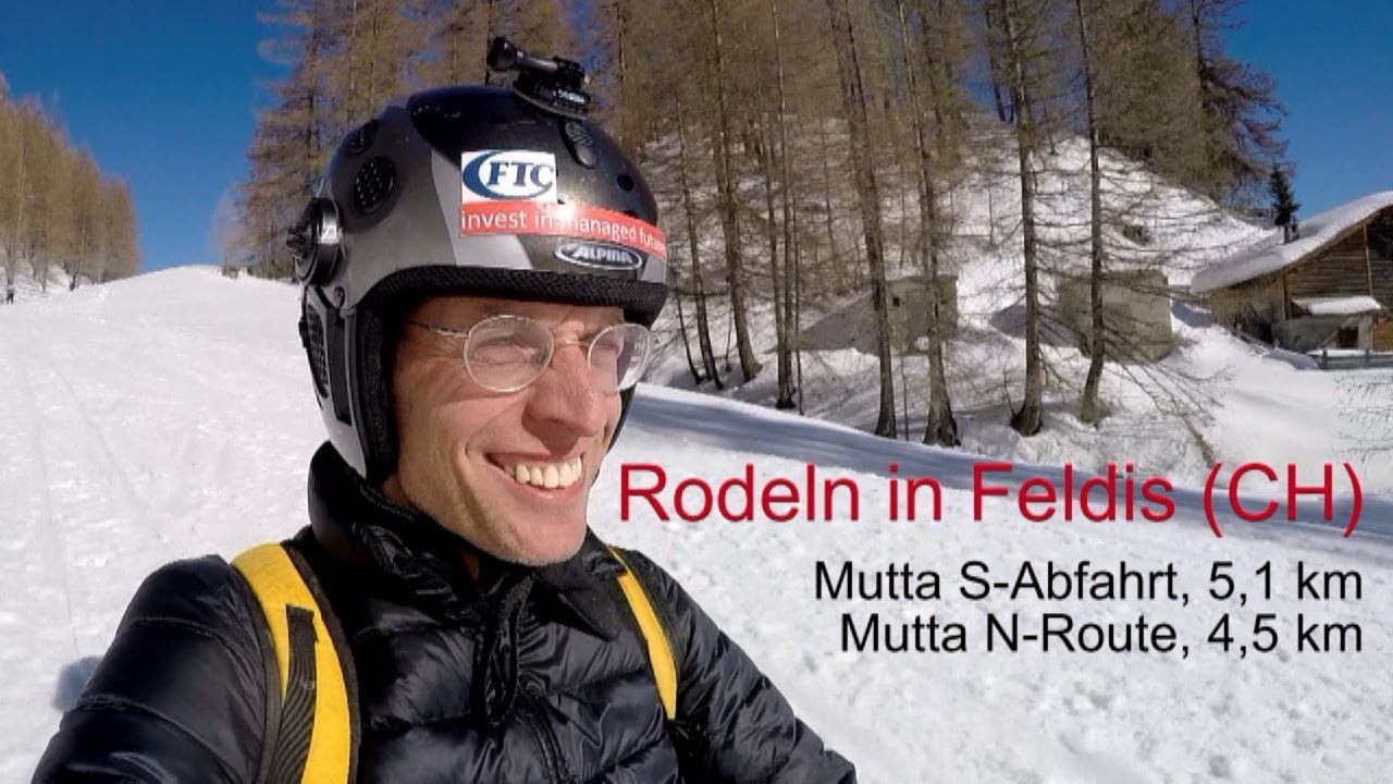 Feldis CH Schlitteln Rodeln Mutta Abfahrten Der Alpenrodler