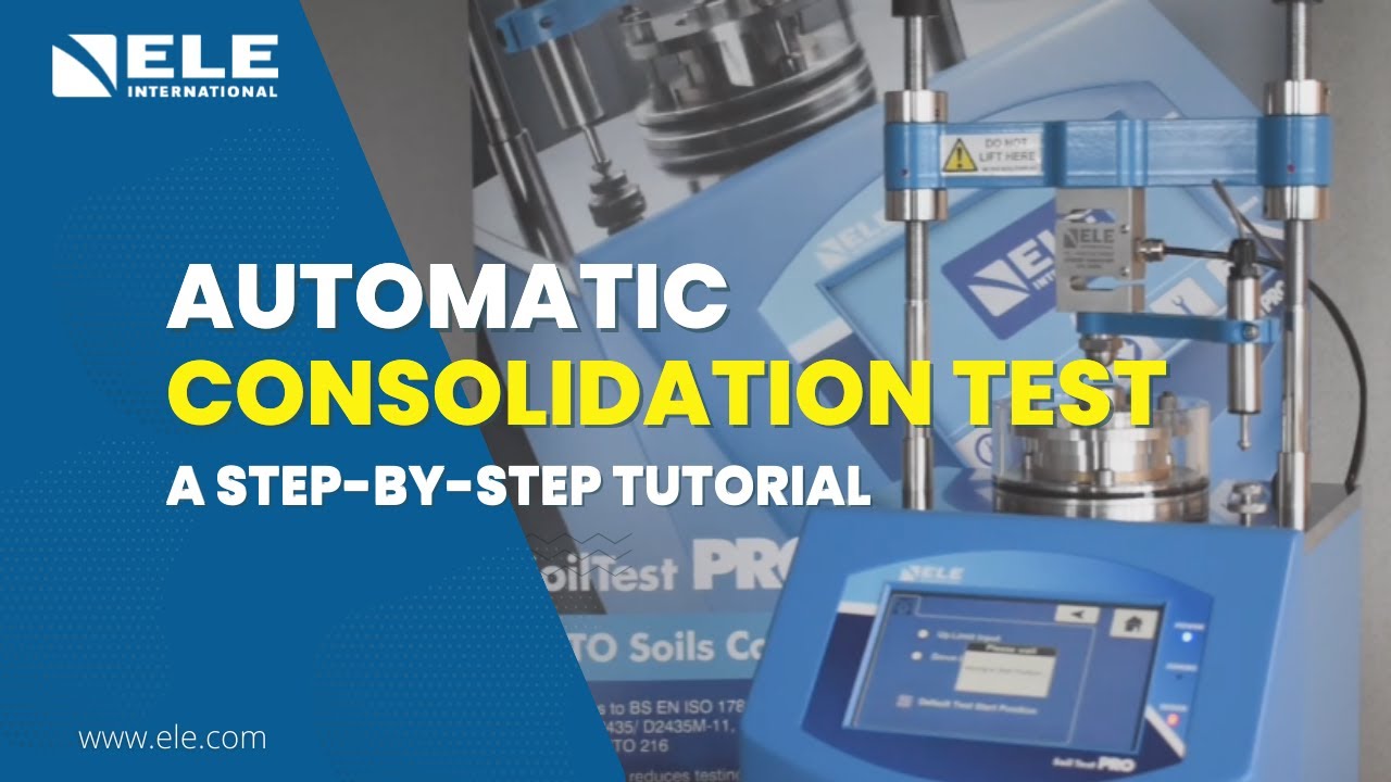 Automatic Consolidation Test ! A Step-by-Step Tutorial