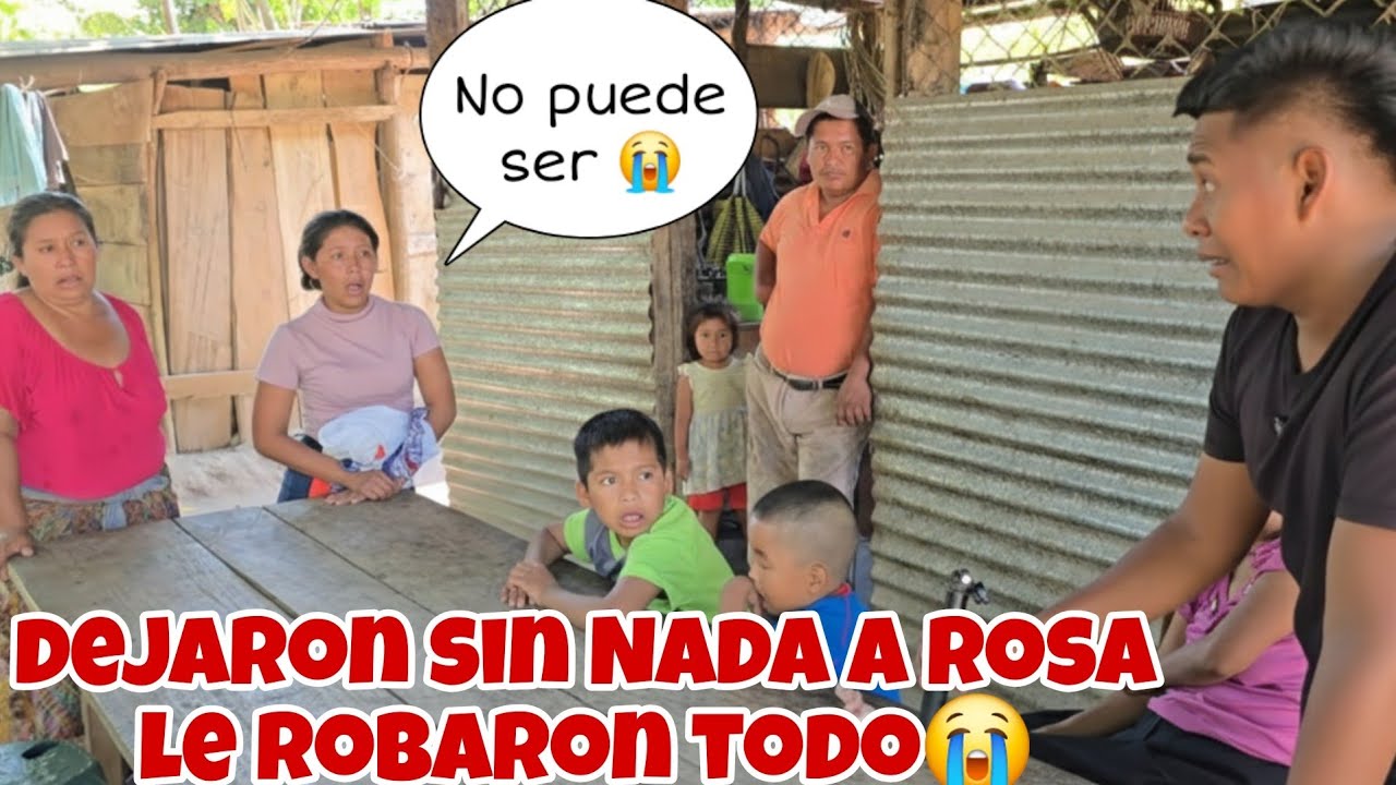 Se Llevaron todo el Material‼️Entraron a Robar a Casa de ROSA la dejaron sin Nada😱Rosa Llora