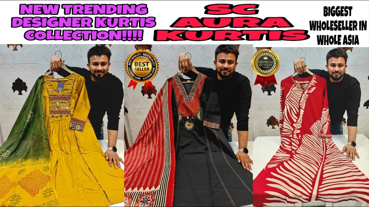 Sc Aura Kurtis I Biggest Manufacturer of India I Kurti I Designer Kurti wholesale