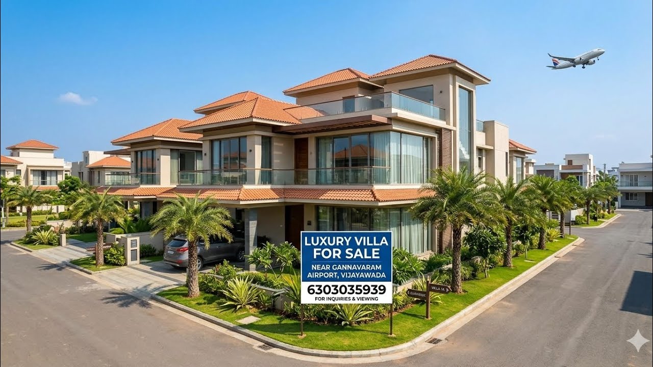 Luxury villas for sale beside Meda I. T park Gannavaram, vijayawada 6303035939