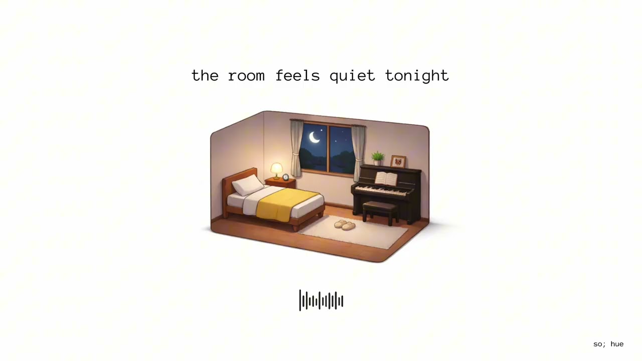 the room feels quiet tonight