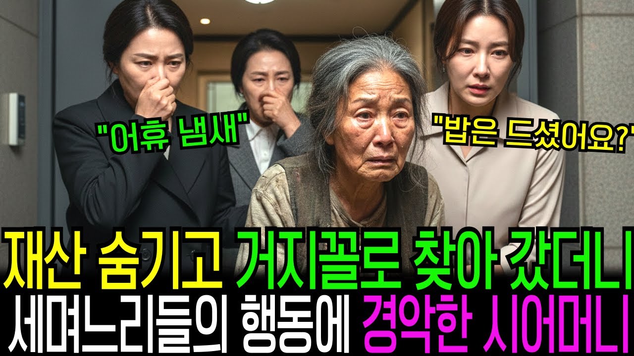 천억재산 숨기고 거지꼴로 찾아갔더니 세 명의 며느리에 서로 다른 행동에 경악하는데 쪽방촌 오디오북