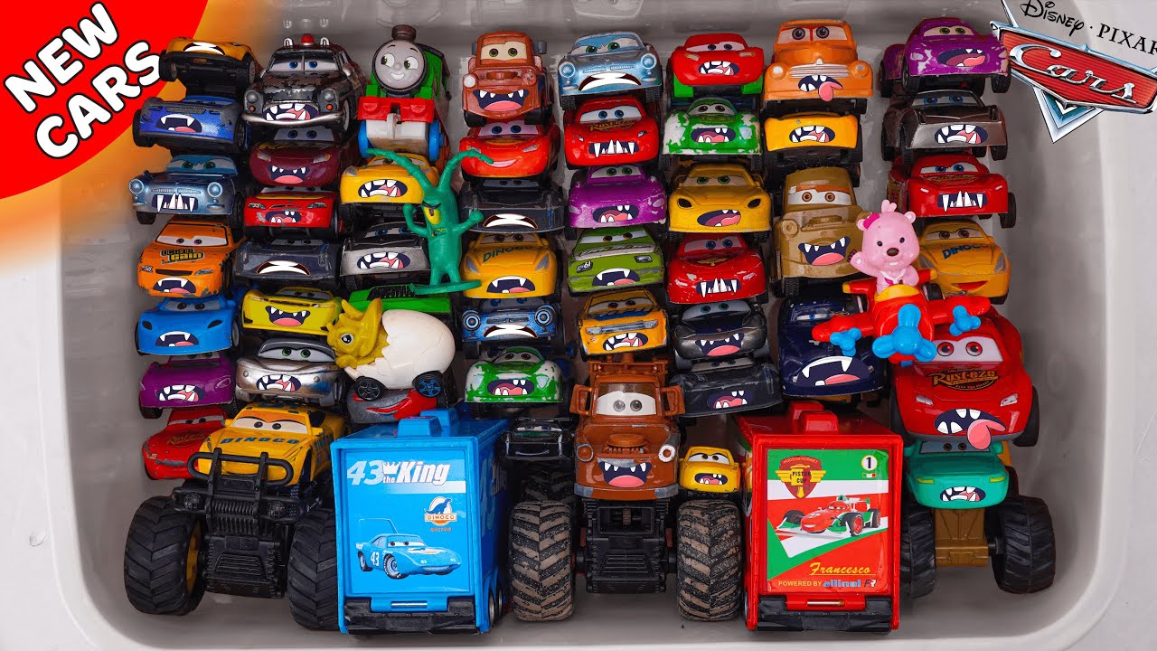 Disney Pixar Cars Unboxing Review | Lightning McQueen And Friends Cars Toys Showcase