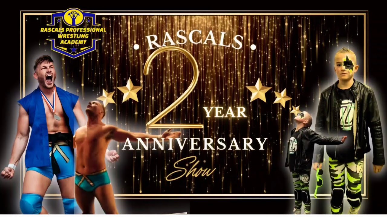 Rascals Children's Wrestling 2 Year Anniversary Show - Match 1 Rossy Rascal Vs Tornado Zakk Travis