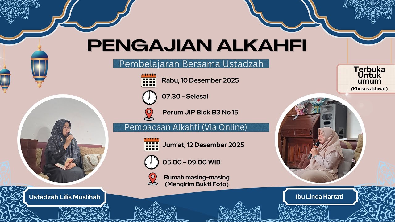 Pengajian Alkahfi Bersama Ustadzah Lilis Muslihah