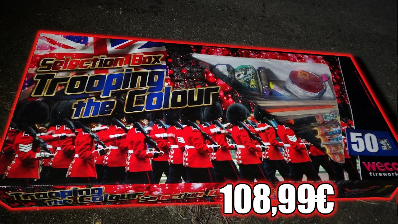 SELECTION BOX TROOPING THE COLOUR 100&euro; Mega Feuerwerks Sortiment?!😱