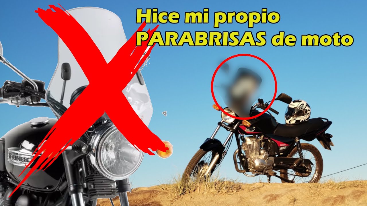 Parabrisas de moto CASERO - Manos a la obra con mi viejo