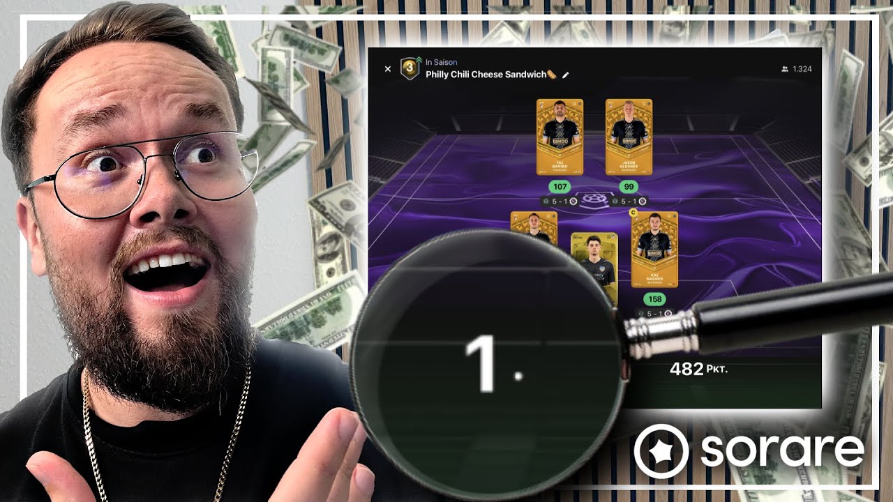 Mein Reward mit Platz 1 der Welt in Sorare 💰