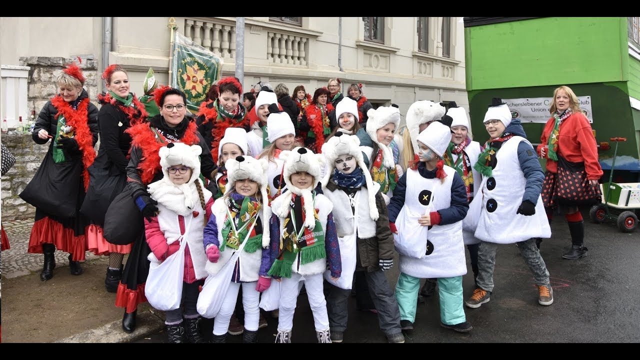 Karnevalumzug 2018 Rosensonntagsumzug in Aschersleben
