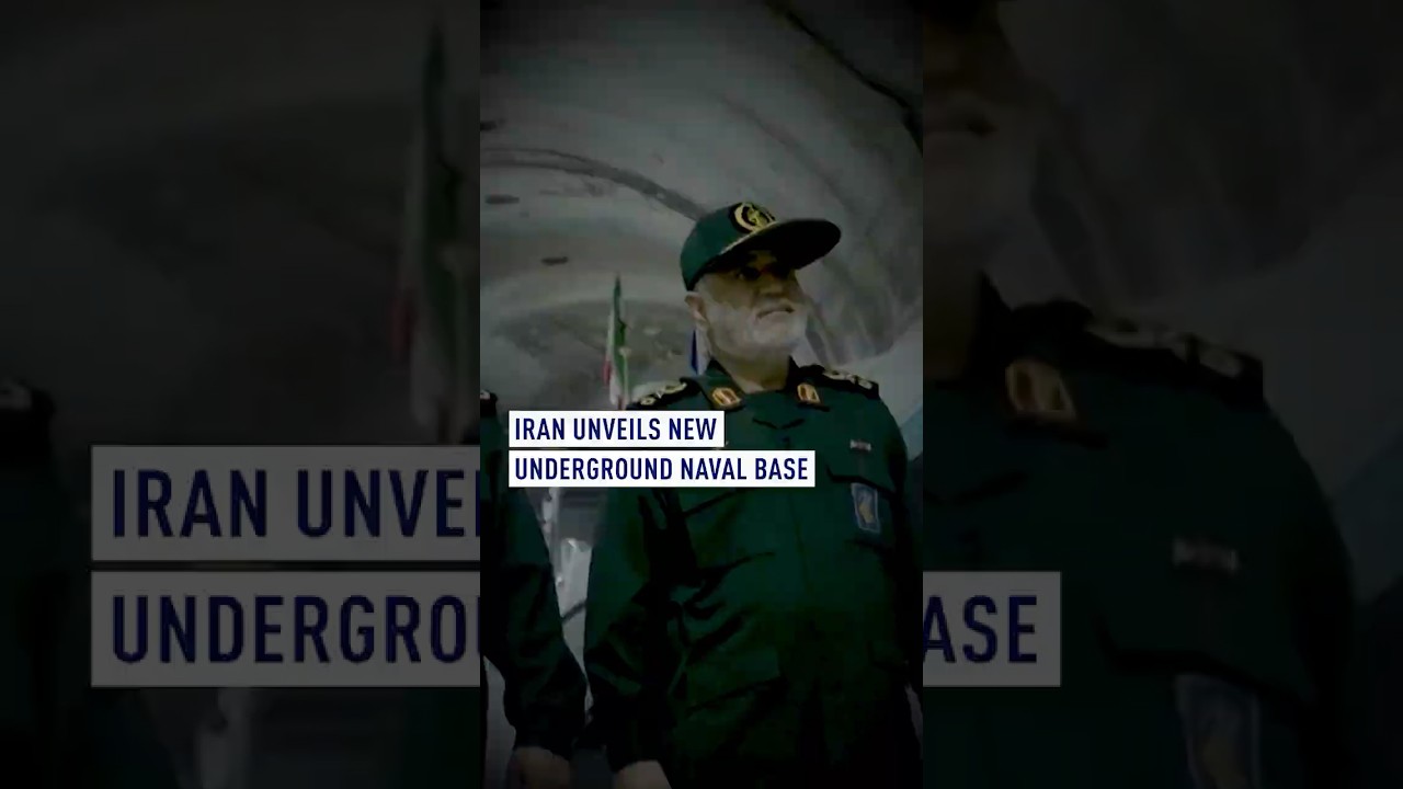 Iran unveils new underground naval base