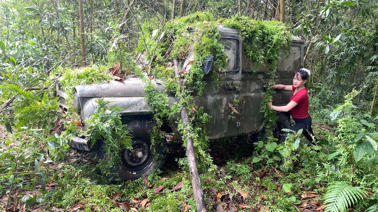 Full video: Genius girl restores UAZ and other car models.