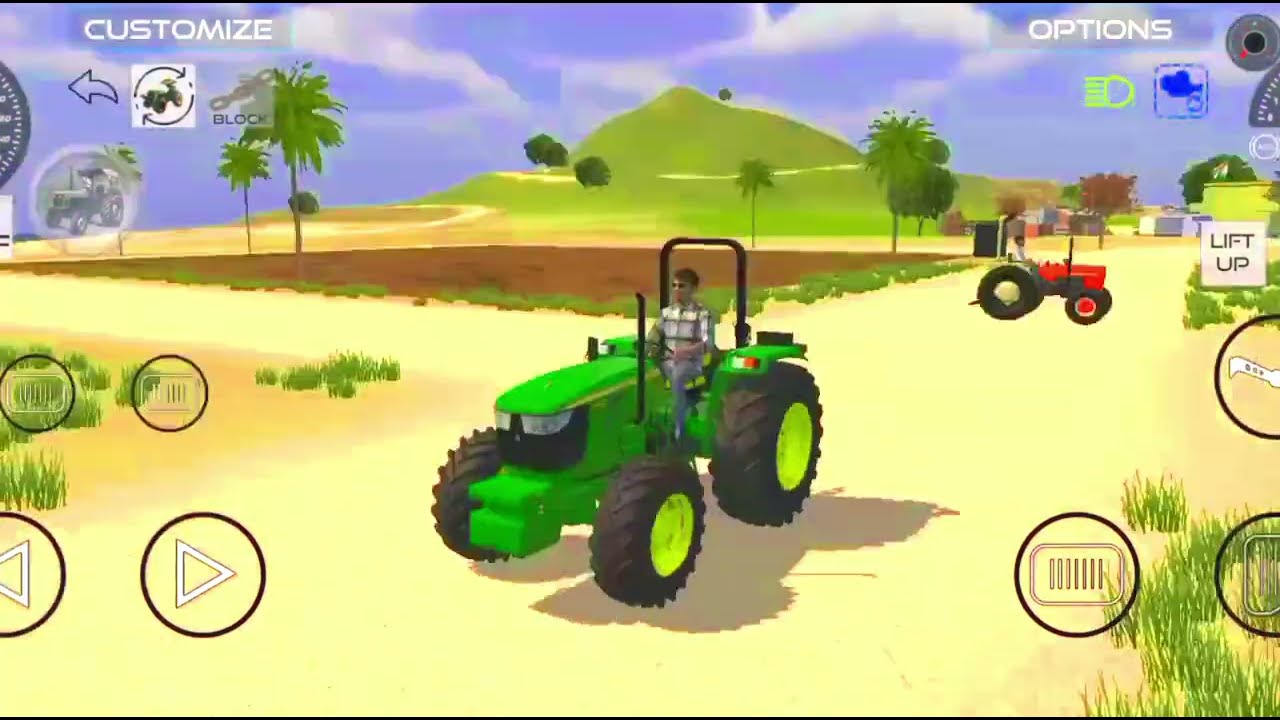 Desert Mein Tractor King 👑🚜Gaon Ka Hero – Tractor Style 😎Double Tractor Power 💪🔥