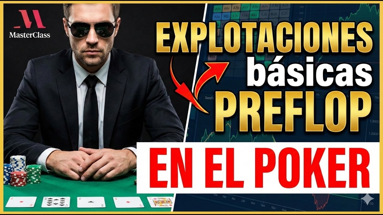 MasterClass EXPLOTACIONES básicas PREFLOP en el POKER
