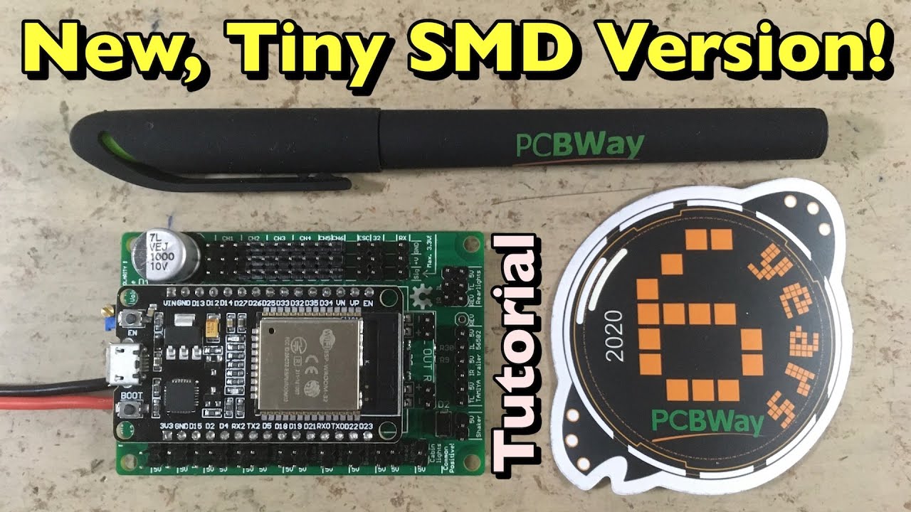 ESP32 RC Sound & Light Controller: How To Finish The Pre Assembled PCBWay SMD Version