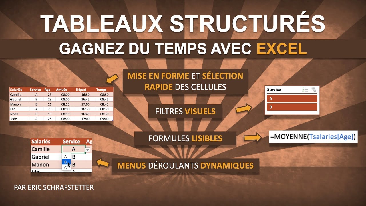 Excel : D&eacute;couvrez toute la puissance des tableaux structur&eacute;s
