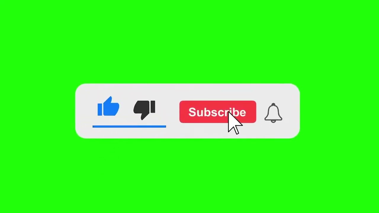 Top 1🔥Youtube Subscribe Button | Green Screen | No Copyright &copy;💯 | FREE Download👇