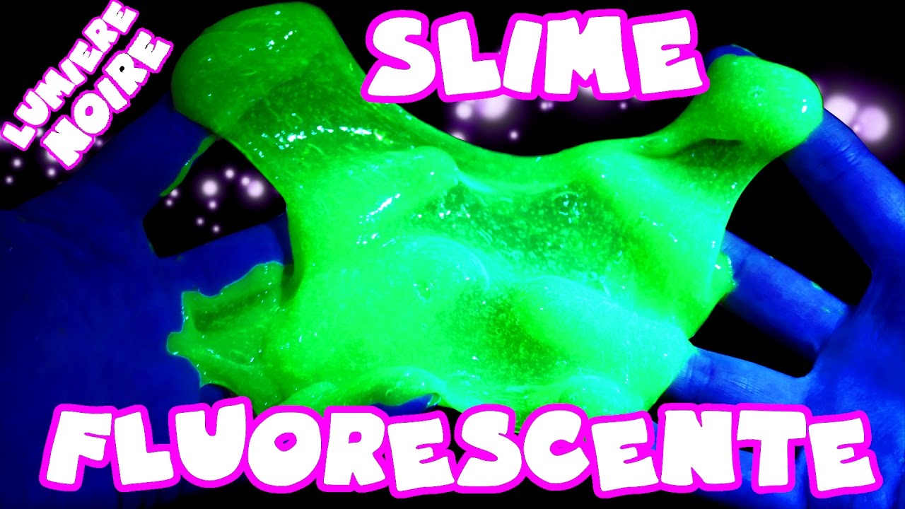 TUTO - FABRIQUE DU SLIME FLUO