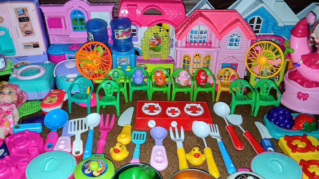 6:03minutes satisfying with unboxing hello kitty kitchen toys cutee mini tiny asmr 