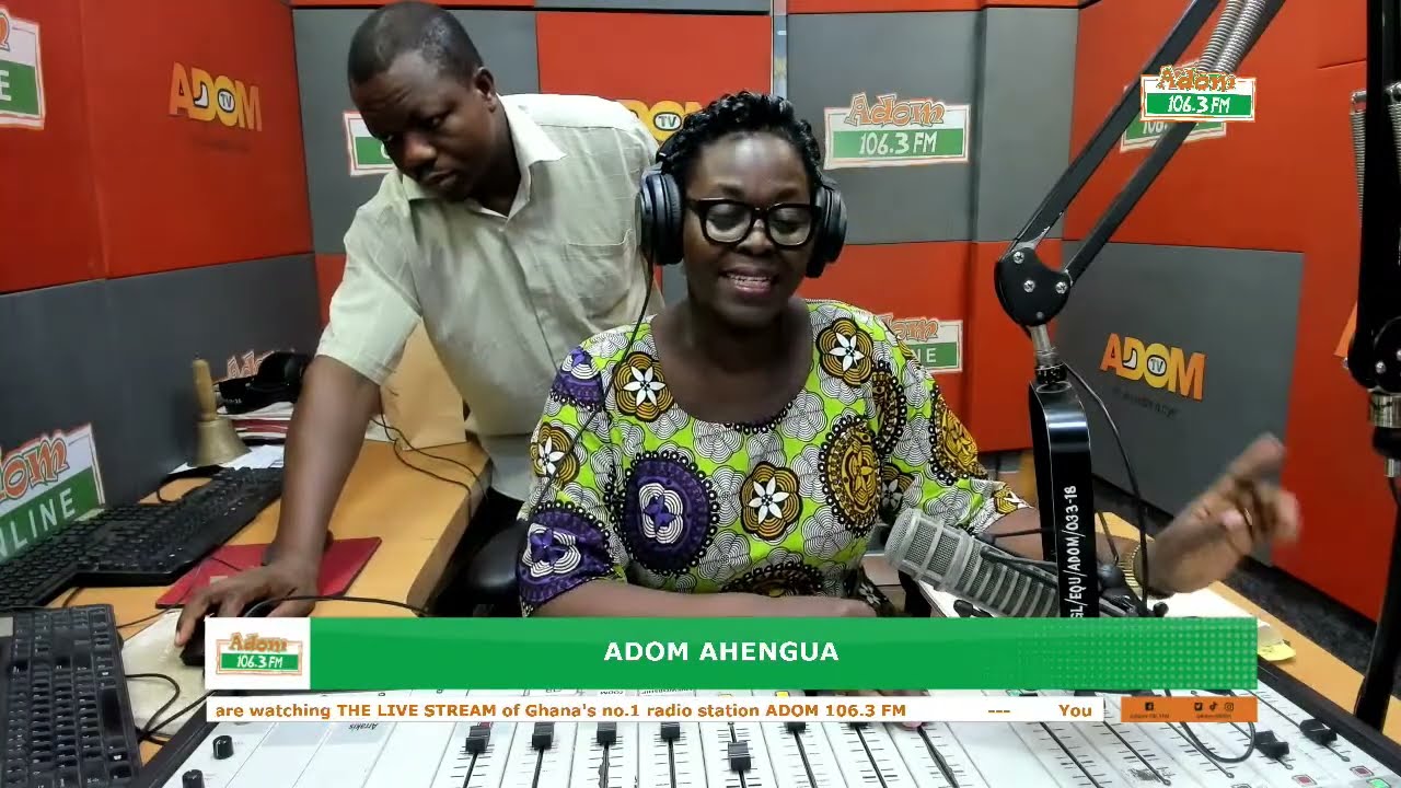 Adom Ahengua with Counsellor Tina Amaniampong on Adom 106.3 FM (13-03-26)