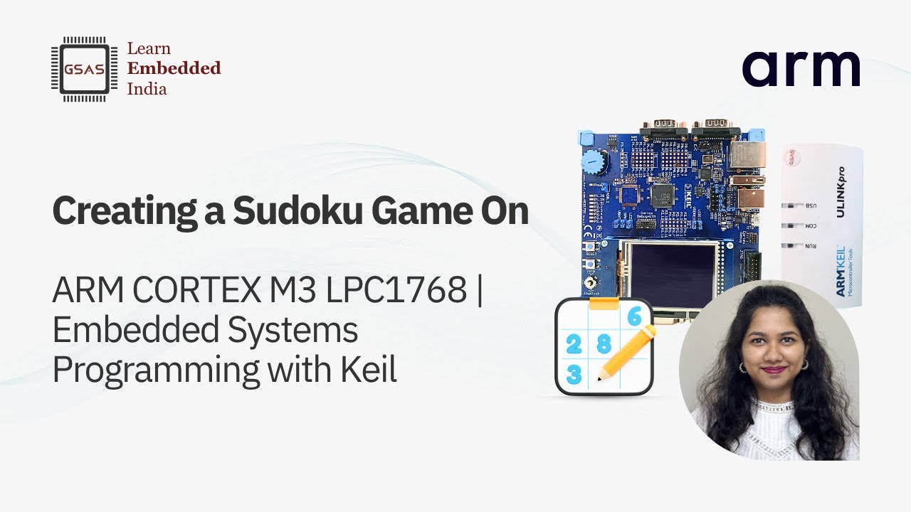 Creating a Sudoku Game on ARM Cortex M3 LPC1768 | Embedded Systems Programming with Keil