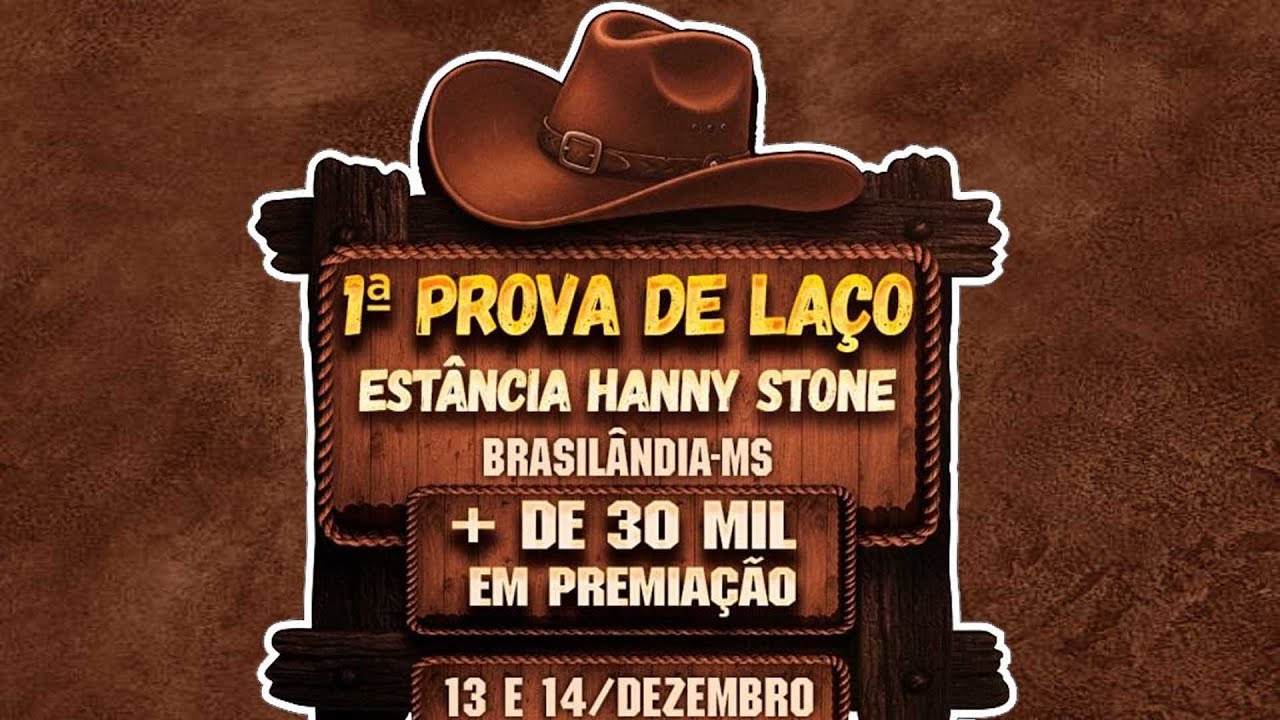 1ª PROVA DE LAÇO ESTÂNCIA HANNY STONE
