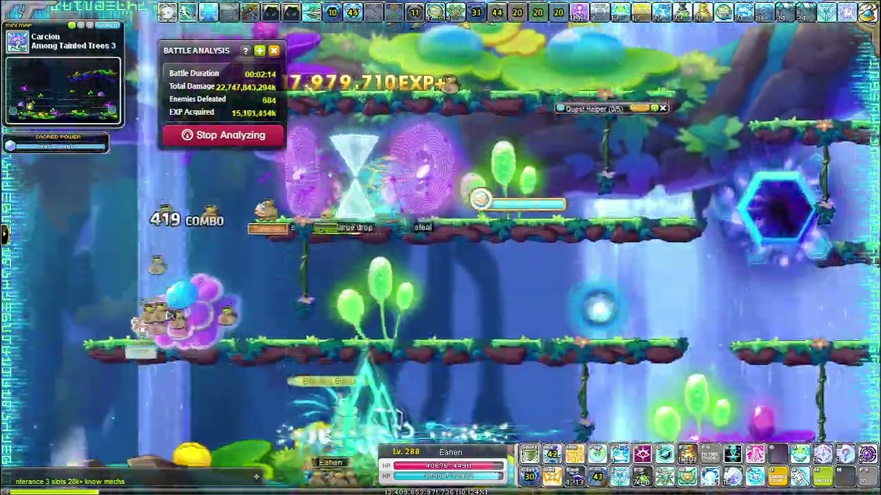 MapleStory GMS Illium Carcion Among Tainted Trees 3 (18.5k/hour)