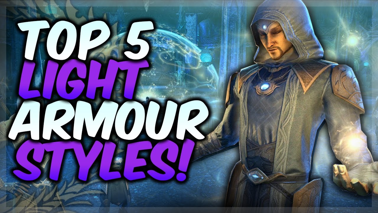 Top 5 Light Armour Styles In The Elder Scrolls Online! | Best Light armour in ESO!