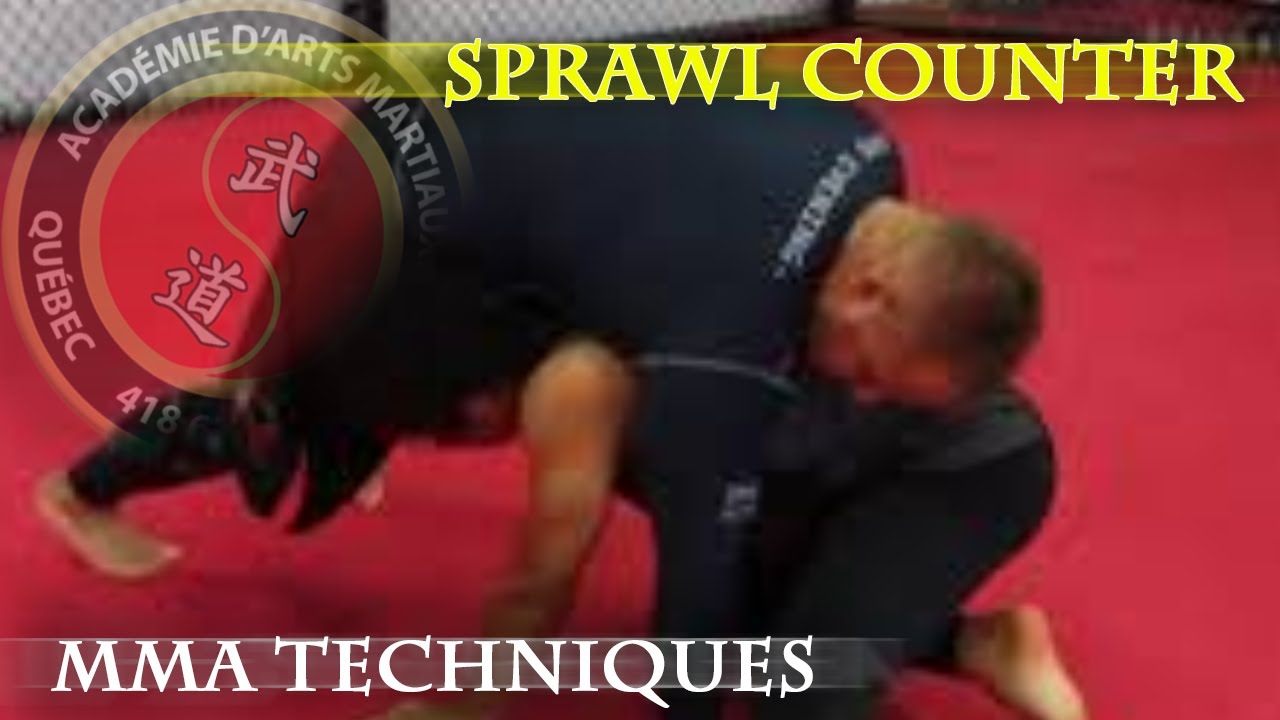 4-En MMA, Bjj et 'Grappling': Répondre à la défense 'Sprawl' de notre adversaire.