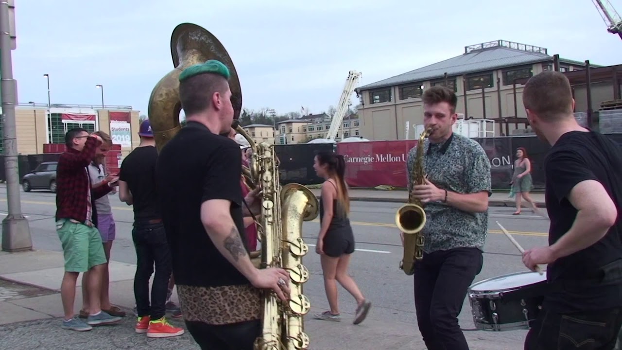 Lucky Chops get the gig  4/18/15  @ 7:38 PM CMU campus