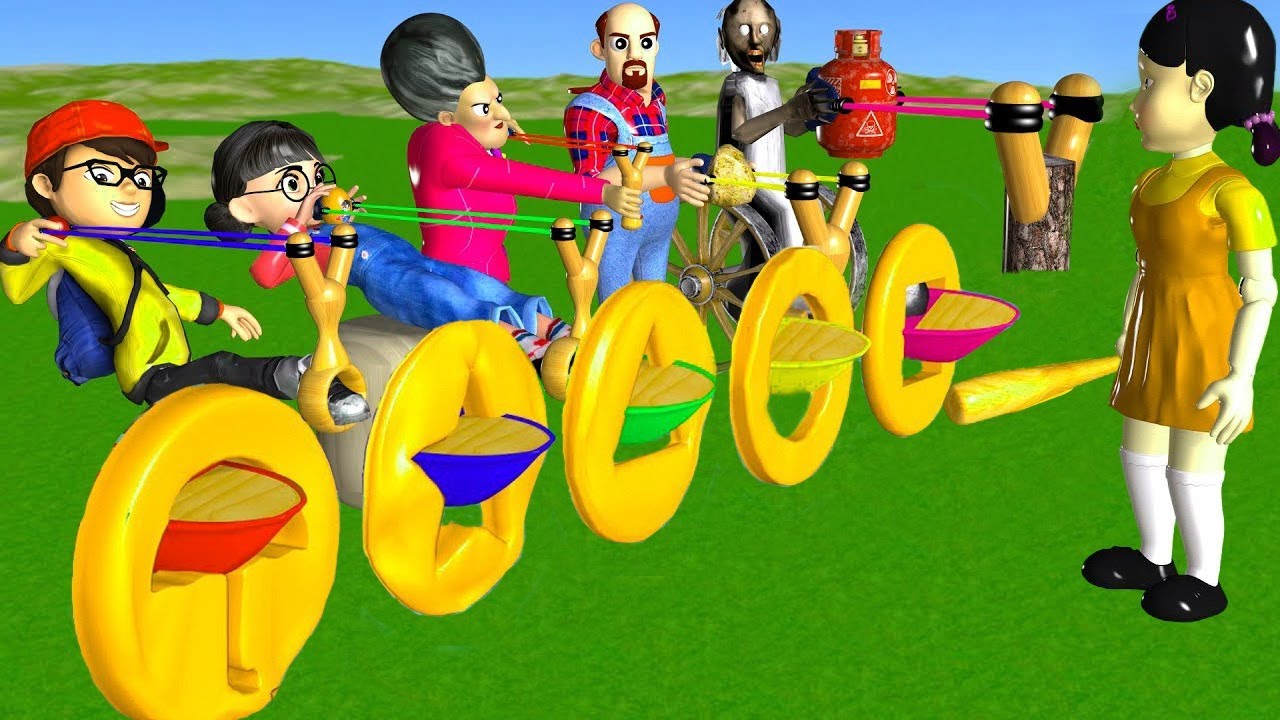 Scary Teacher 3D vs Rainbow Friends Game Challenge