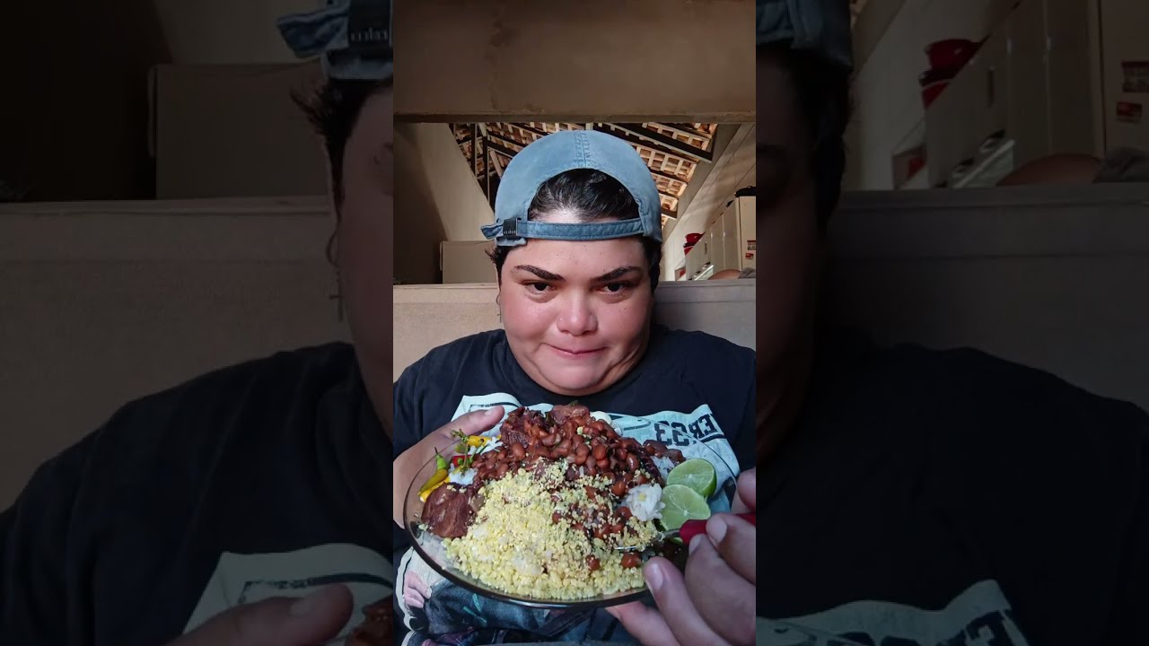 #comendo com a poly MUKBANG|almoço #food #comida #almoço #mukbang gratidão pelo alimento 🫘😘