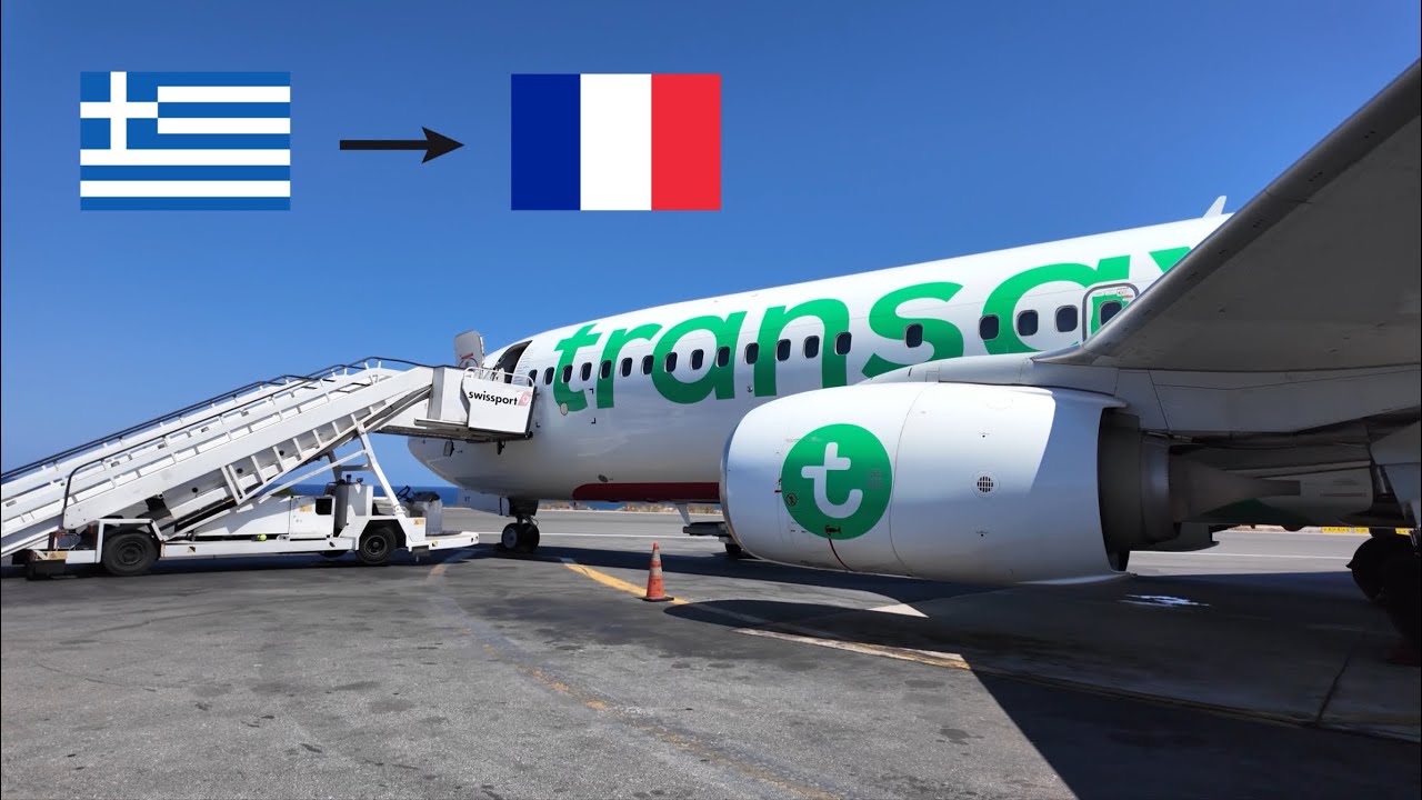 NOT SO PERFECT flight with TransAvia | Heraklion - Paris