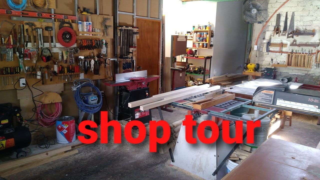 tour por mi taller de carpinteria.. 