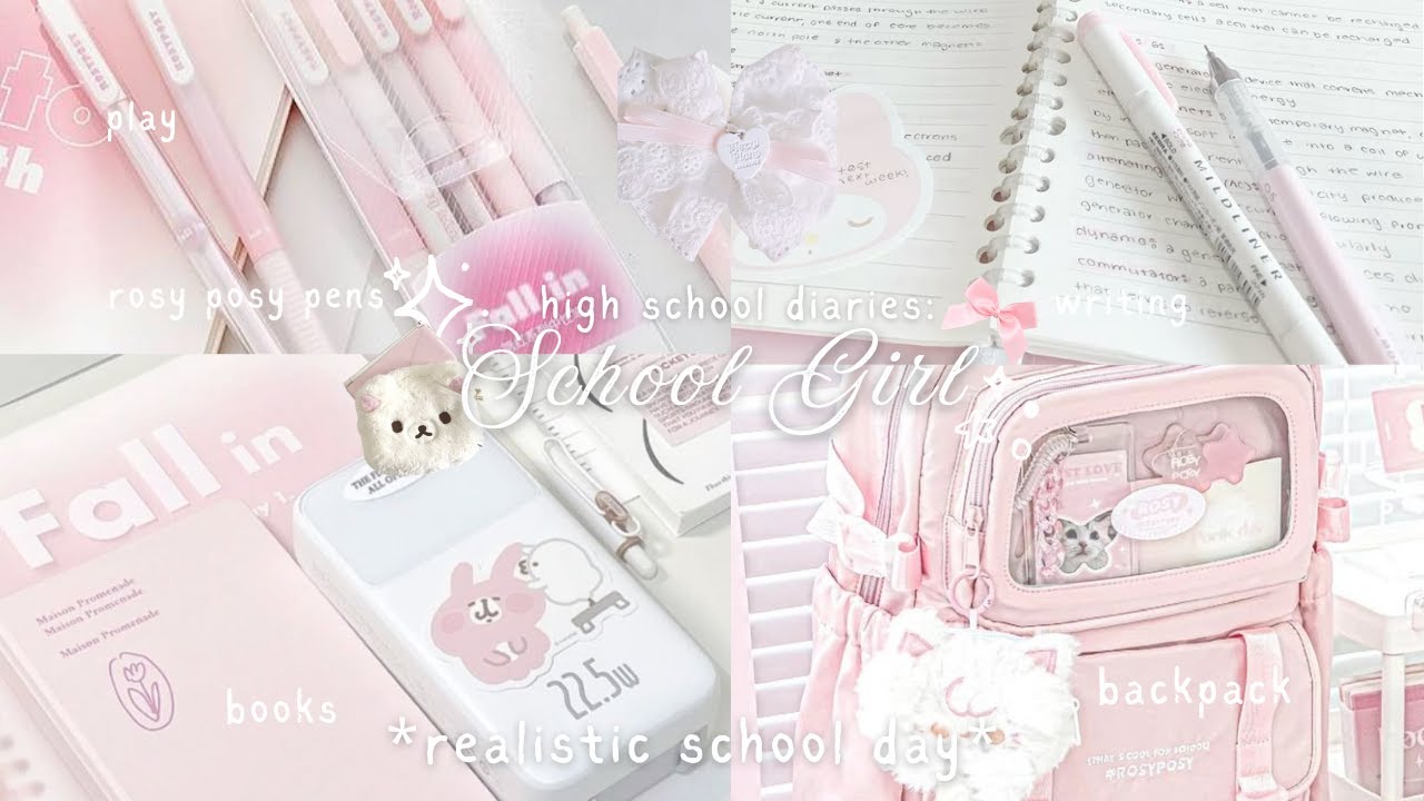 SCHOOL-GIRL diary 🗒️: final days of school, skincare, haul | *realistic school day in my life* 🎀