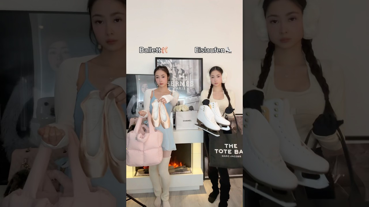 Ballett🩰 vs Eislaufen⛸️