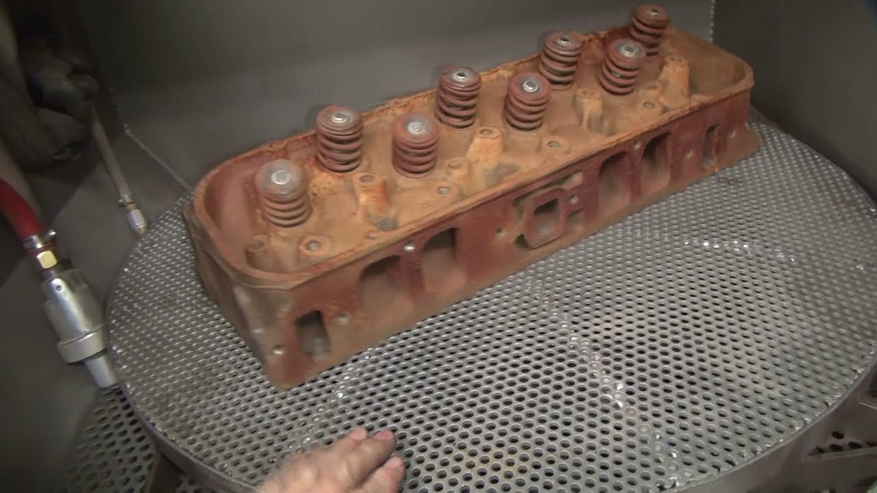#101 bbc iron 291 rec head porting rebuild factory Mark IV LS6 rectangular port chevy tatro machine