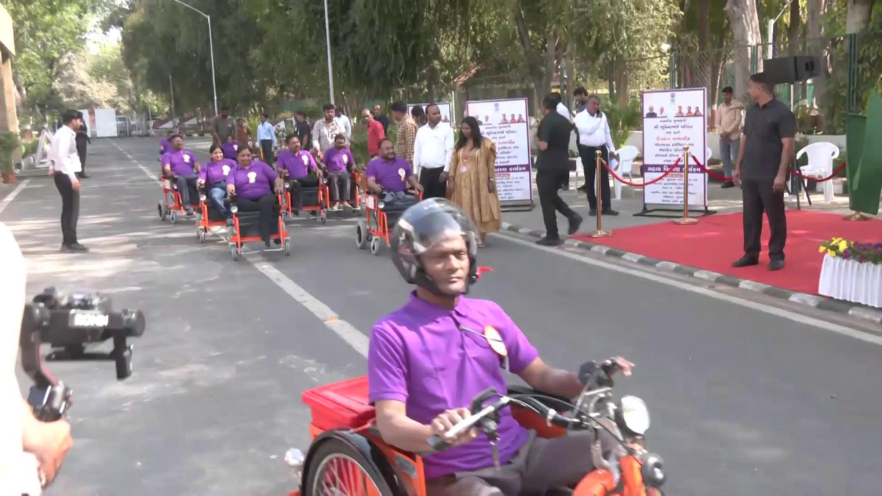 CM distributes motorized tricycle & joystick wheelchair to Divyang beneficiaries