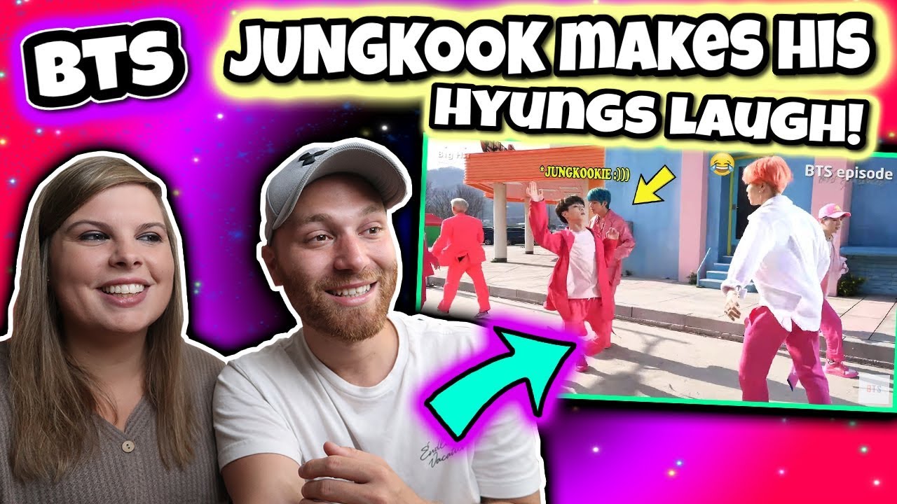 BTS JUNGKOOK makes his hyungs laugh! :))) Reaction