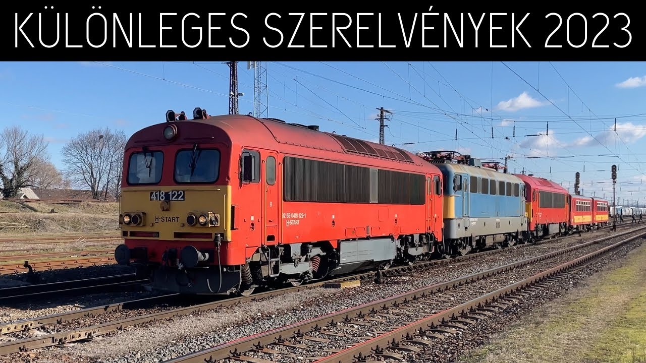 KÜLÖNLEGES VASÚTI SZERELVÉNYEK 2023-ban | Évzáró videóm