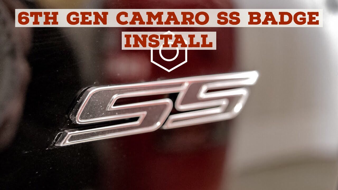 2017 chevy Camaro SS Emblem removal and install