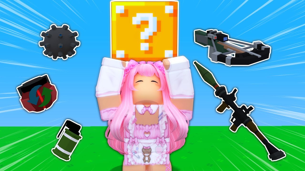 I can ONLY use Items from LUCKY BLOCKS... (Roblox Bedwars)