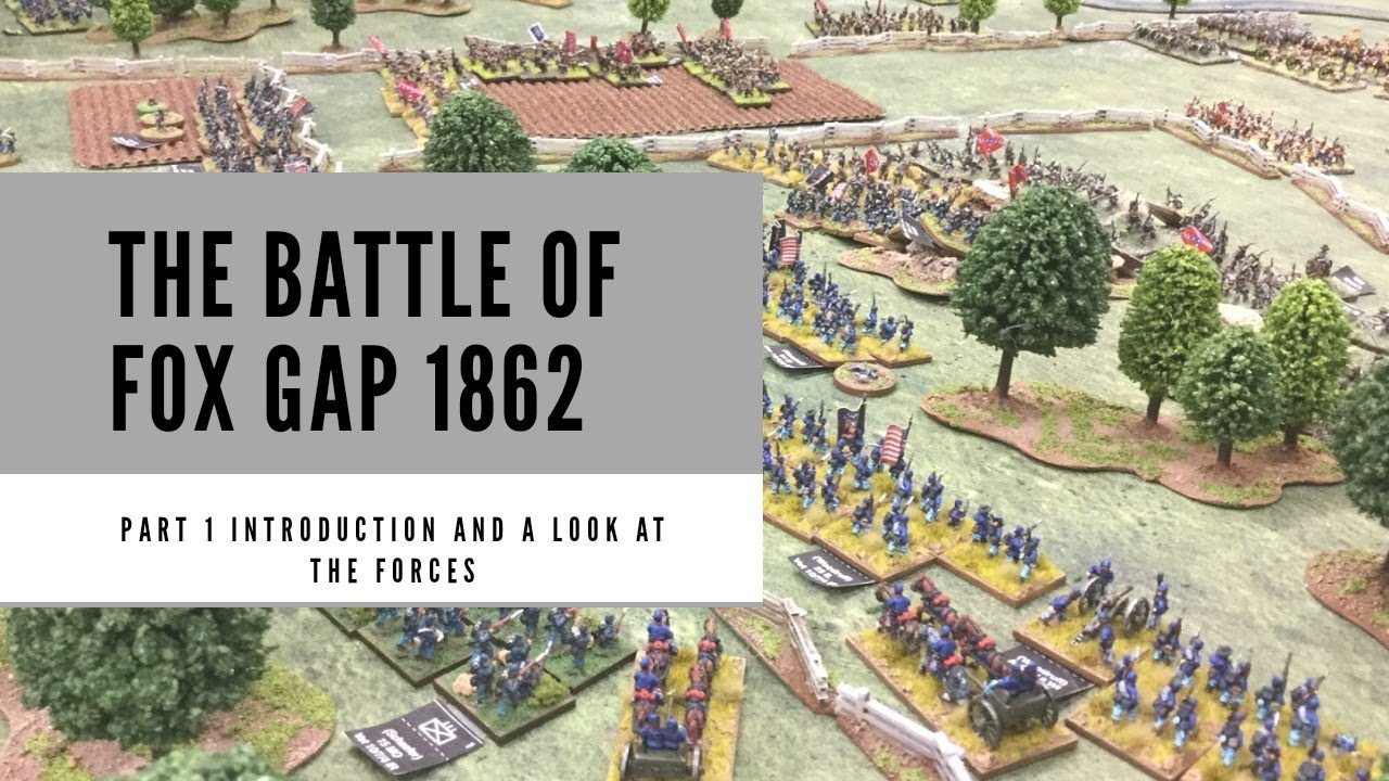 Refighting the battle of Fox Gap, 14 September 1862 part 1