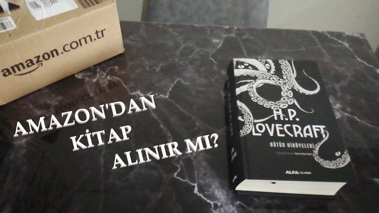 Amazon'dan Kitap Alınır Mı? - H.P Lovecraft T&uuml;m Hikayeler Kutu A&ccedil;ılımı - Kargo Kalitesi