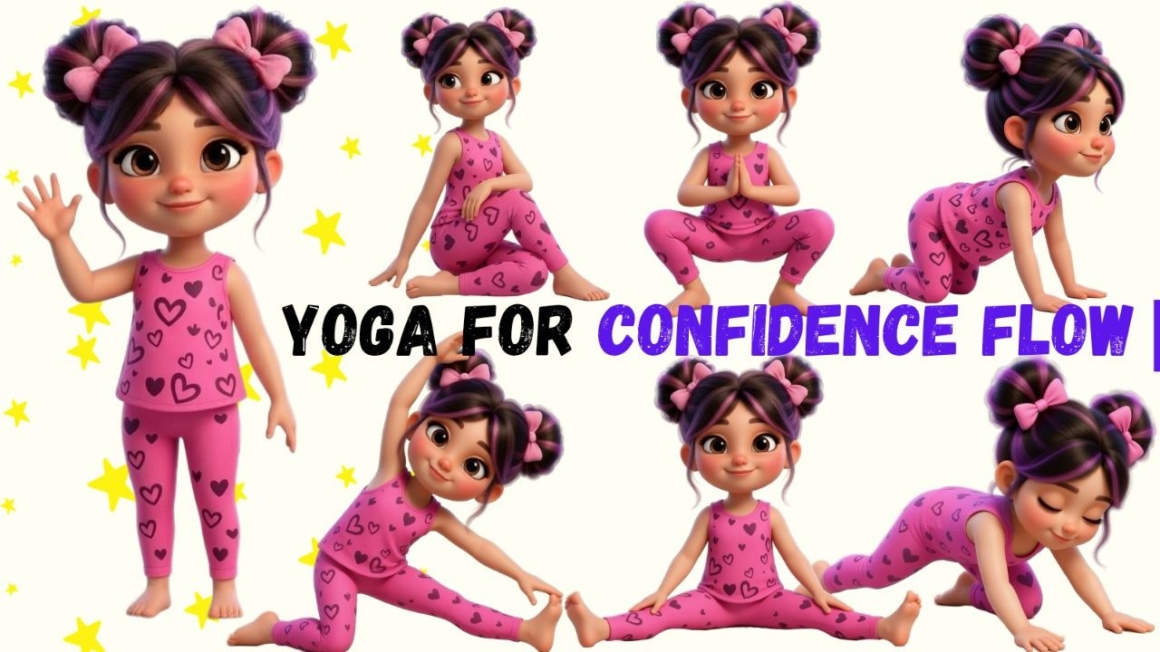5 Minute Yoga Routine for Children | Easy Kids Yoga | Lumi Kids Yoga